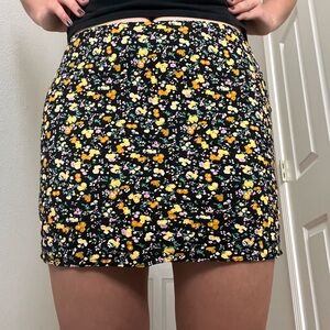 ASOS floral mini skirt